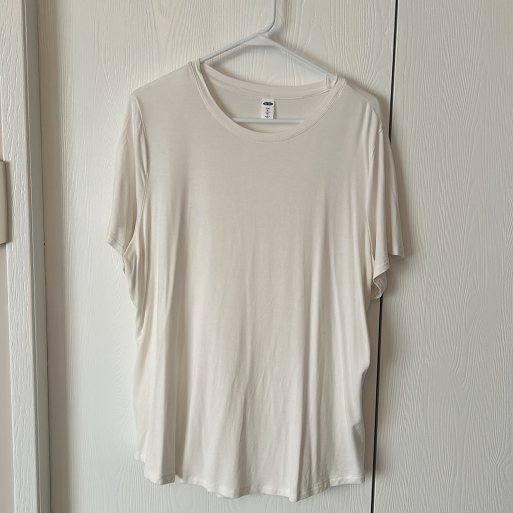 Old Navy Navy Luxe High Neck Swing Tee - XL